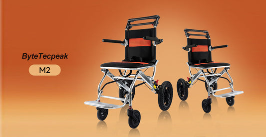 Fauteuil roulant ByteTecpeak M2 – Léger, Confortable et Pratique