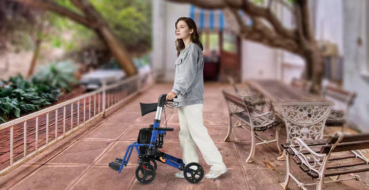 ByteTecpeak R3 2-en-1 Andador: La Combinación Perfecta entre Andador y Silla de Ruedas
