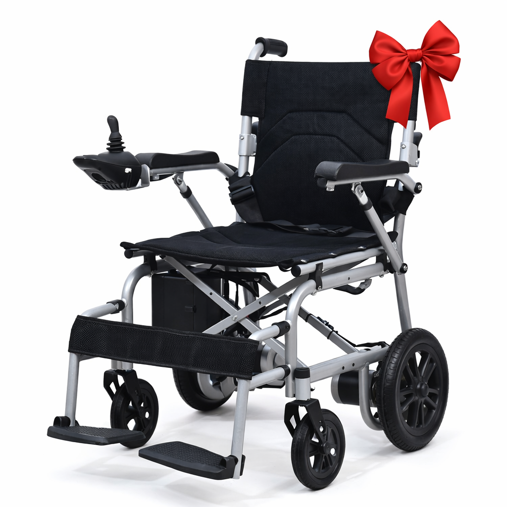 ByteTecpeak D12 Elektrischer Rollstuhl, 400W Motor, 12Ah-Akku, 20km Reichweite