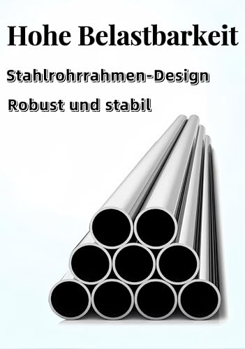 ByteTecpeak M3 Ultraleichter faltbarer Rollstuhl mit Bremsen, Sitzbreite 44,5 cm