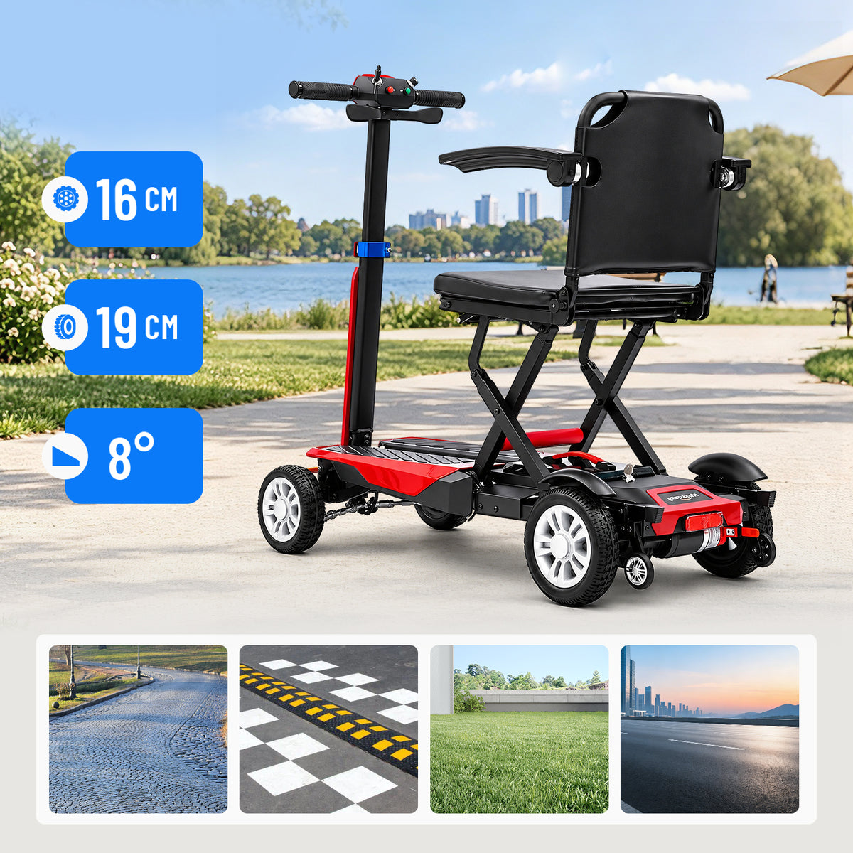 Black Friday Angebot | Faltbarer Elektroscooter für Reisen – 25 km Reichweite, 150 kg Belastbarkeit – ByteTecpeak Z01