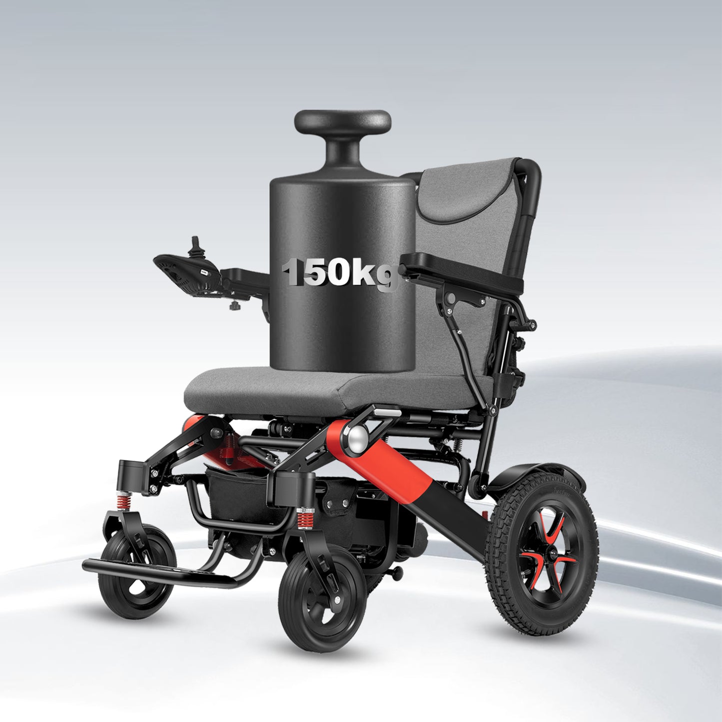 ByteTecpeak D02 elektrische rolstoel, 22Ah lithiumbatterij, 33 km actieradius