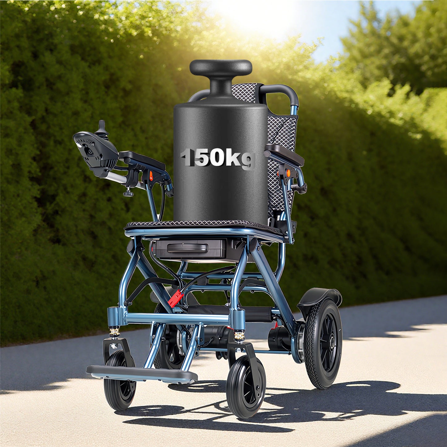ByteTecpeak D04 Faltbarer Elektrorollstuhl– 17.9kg,500W Motor, 20 km Reichweite