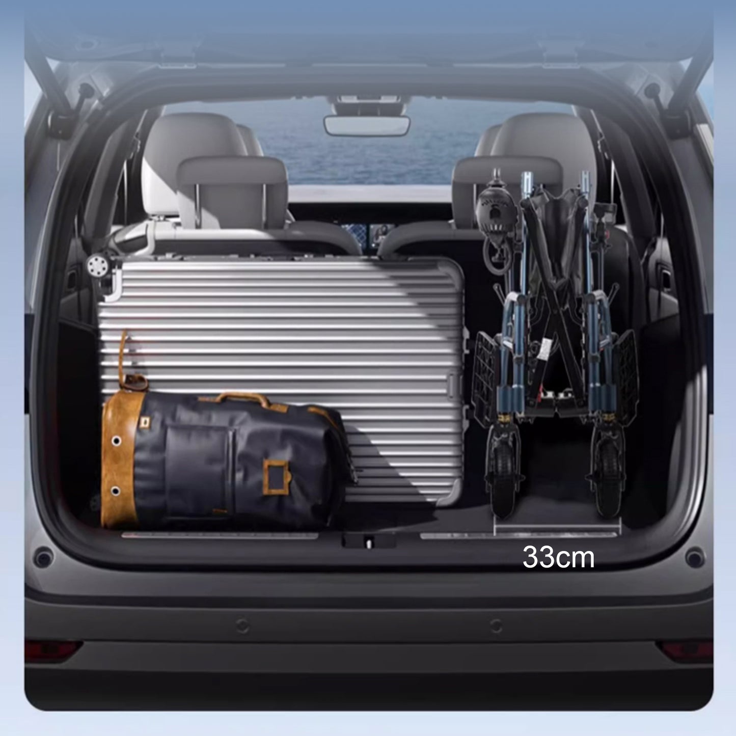 ByteTecpeak D08 Faltbarer Elektrorollstuhl – 500W Motor, 10Ah Lithium-Akku, Tragfähigkeit 150 kg, Reichweite 20 km