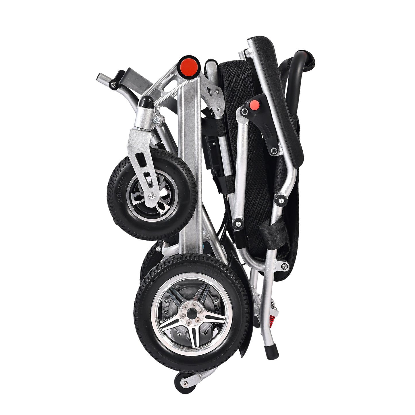 ByteTecpeak D10 Faltbar E-Rollstuhl – Zwei 12Ah Akku, Bis 150 kg belastbar