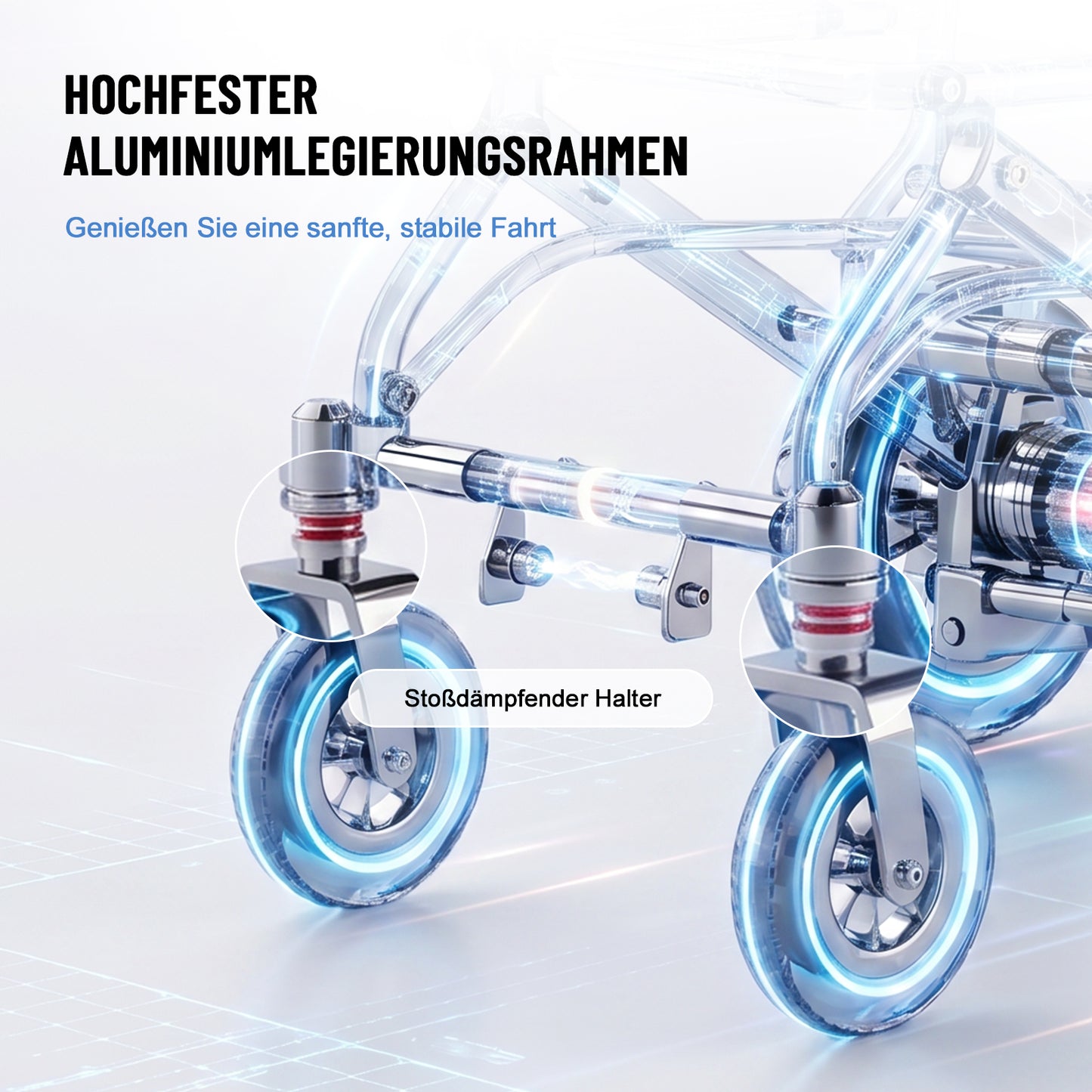 ByteTecpeak D14 fauteuil roulant électrique pliable 18,5 kg – 500 W, 12 Ah, autonomie 20 km