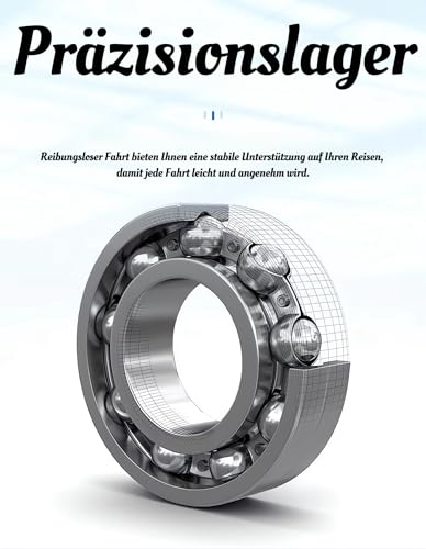 ByteTecpeak M4 Faltbarer Aluminium-Rollstuhl mit Stoßdämpfungssystem und Fußstütze