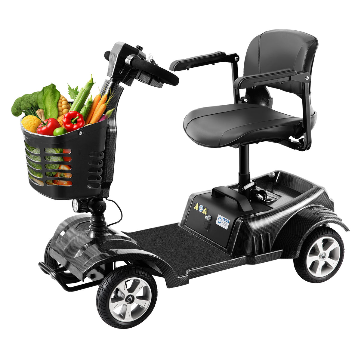 ByteTecpeak Z02 Electric Mobility Scooter for Seniors, Foldable, 12 Ah Battery, 20 km Range