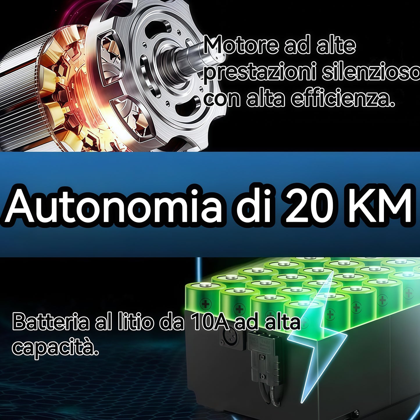 Carrozzina ByteTecpeak D04 - 17,9 kg, motore da 500 W, batteria al litio rimovibile da 10 Ah, freno elettromagnetico, capacità di carico di 150 kg, ideale per i viaggi e l'uso quotidiano