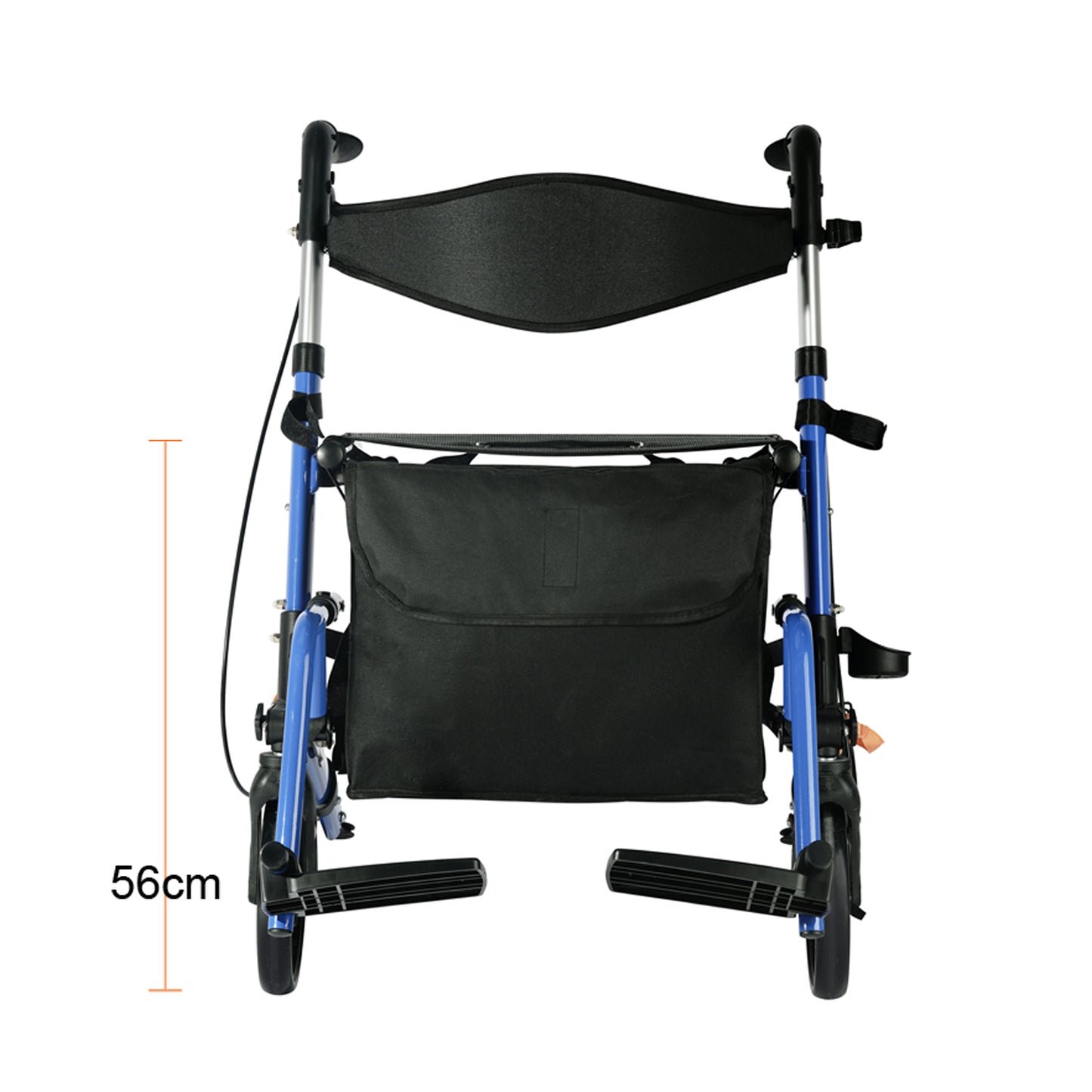 ByteTecpeak R3 Leichter faltbarer Rollator mit Sitz, Bremsen, Tasche