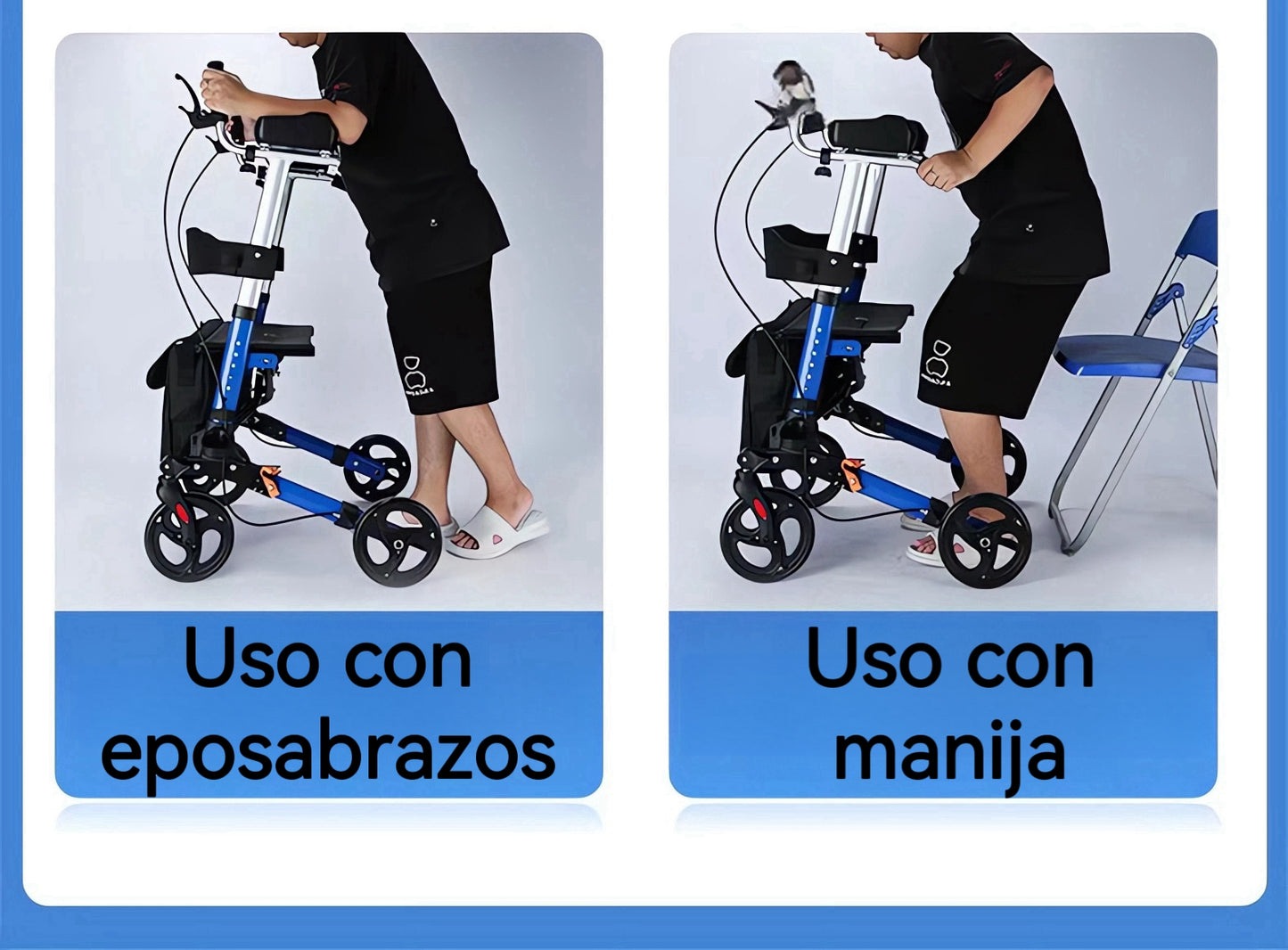 ByteTecpeak R2 Rollator versátil ligero y plegable