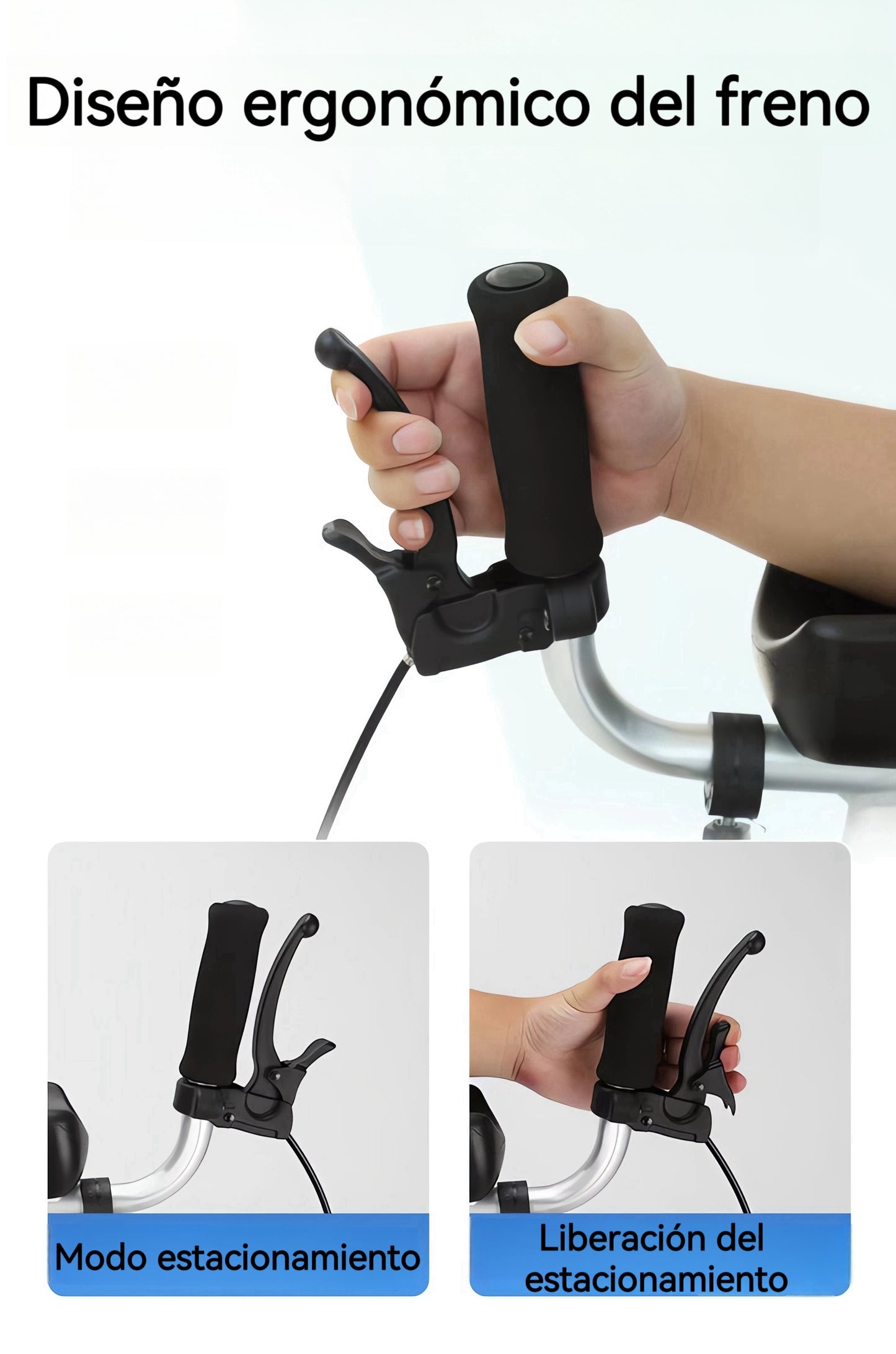 ByteTecpeak R2 Rollator versátil ligero y plegable