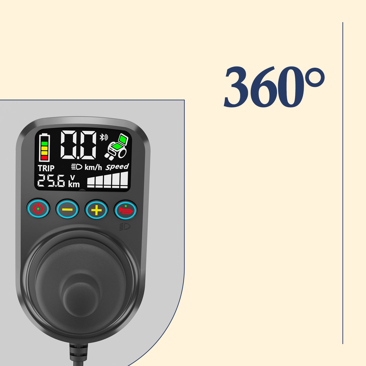 ByteTecpeak XP06 – ultraleichter Elektrorollstuhl mit Carbonfaser-Rahmenl |16 kg |30 km Reichweite