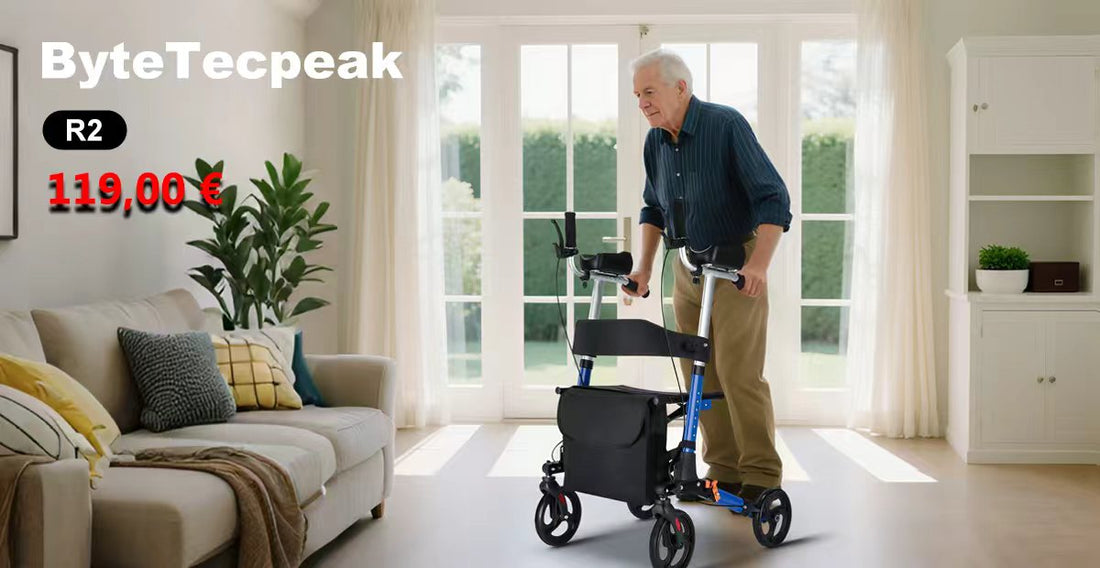 ByteTecpeak R2 Rollator jetzt im Sonderangebot – nur 119 € für mehr Mobilität und Komfort!