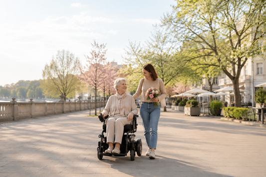 Muttertag mit Mobilitätshilfe: So wird der gemeinsame Ausflug für Mama entspannter