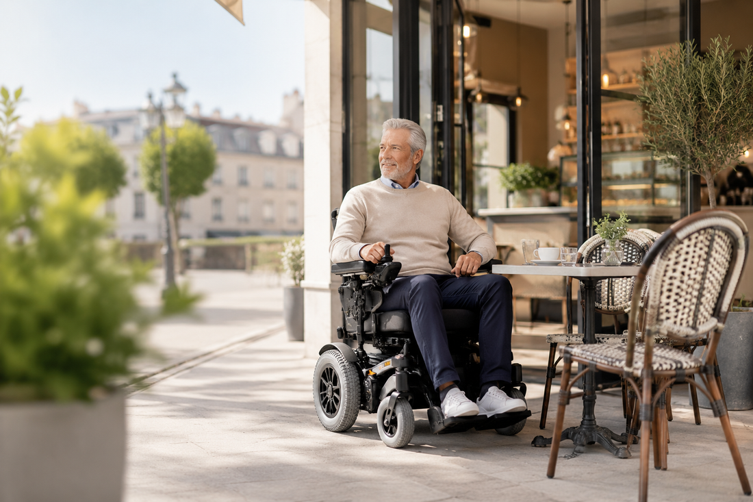 Mit dem Elektrorollstuhl ins Café oder Restaurant: So planen Sie Zugang, Tischplatz und Aufenthalt entspannt
