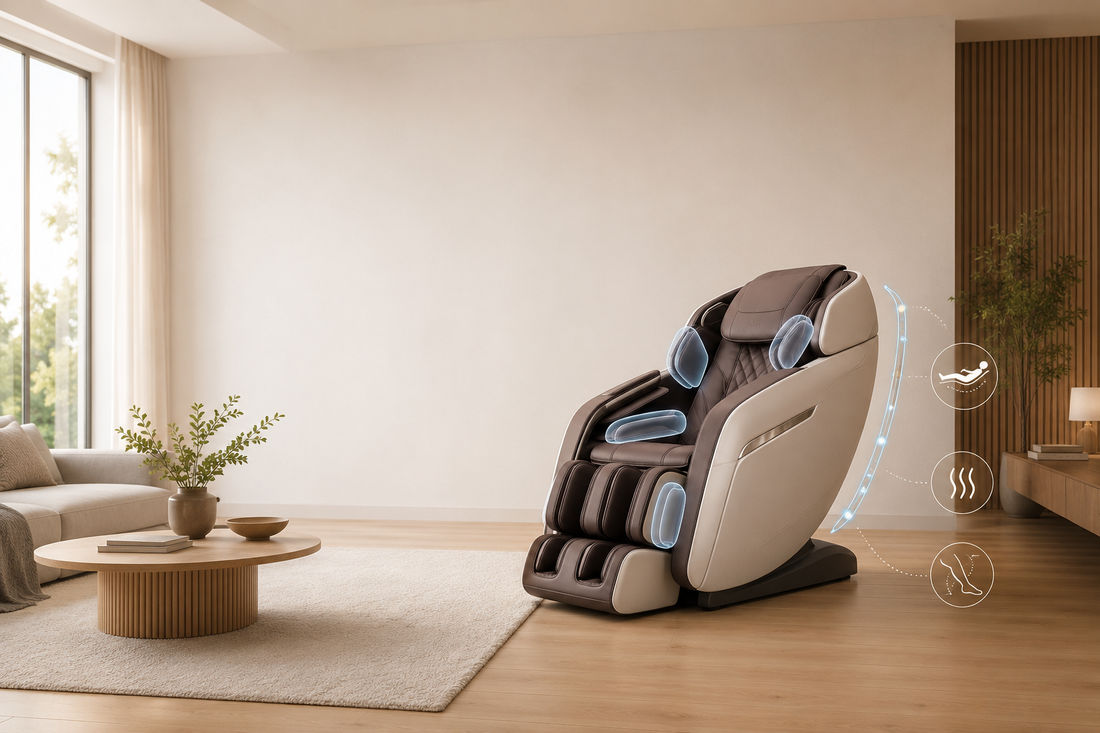 2D, 3D, 4D und SL-Schiene beim Massagesessel: Was diese Technikbegriffe vor dem Kauf wirklich bedeuten