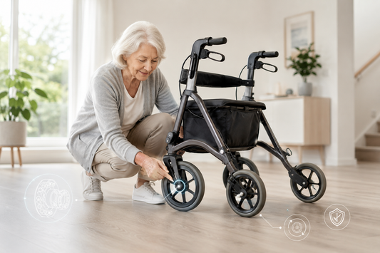 Radlager und Achsen bei Rollstuhl und Rollator: Warum Räder schwer laufen, wackeln oder Geräusche machen