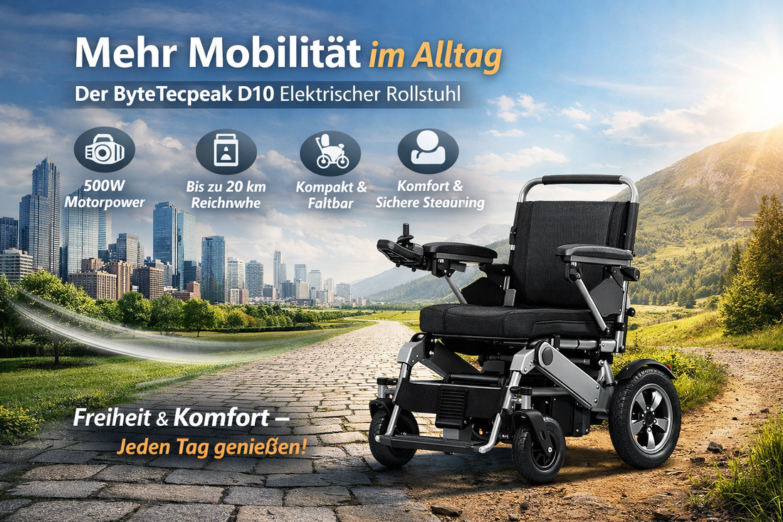 Mehr Mobilität im Alltag – Der ByteTecpeak D10 Elektrorollstuhl im Fokus
