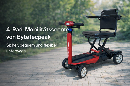 Der 4-Rad-Mobilitätsscooter von ByteTecpeak – Sicher, bequem und flexibel unterwegs