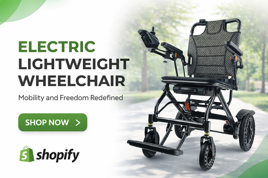 ✈️ Leichter, faltbarer Elektrorollstuhl – ideal für Flugreisen