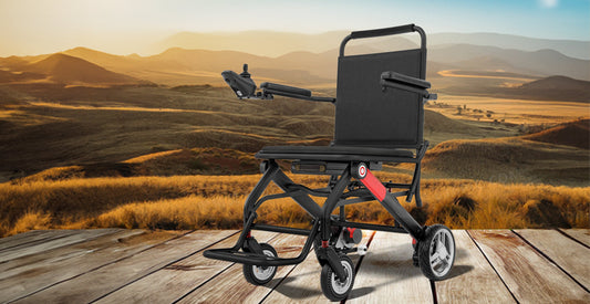 ByteTecpeak D01 fauteuil roulant électrique – nouveau en noir et rouge, design unique et performances exceptionnelles