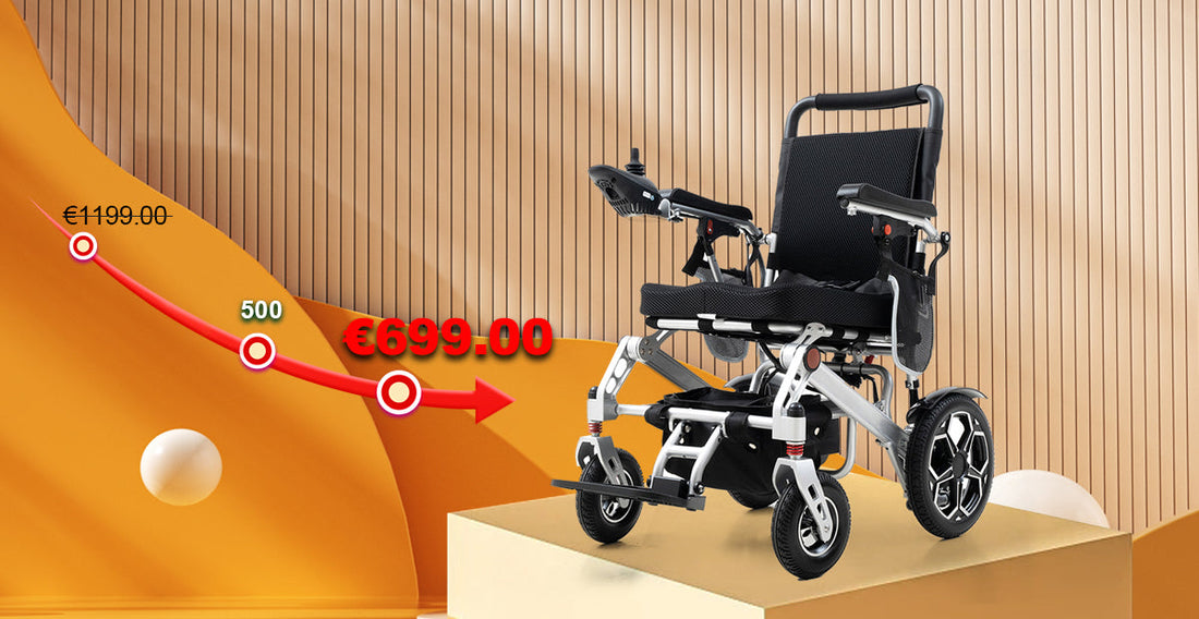 ByteTecpeak D10 Elektrorollstuhl im Sonderangebot – Jetzt 500 € günstiger, nur 699 €