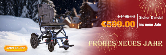 Neujahr, neue Freiheit – Genießen Sie exklusive Rabatte für E-Rollstühle in limitierter Zeit!