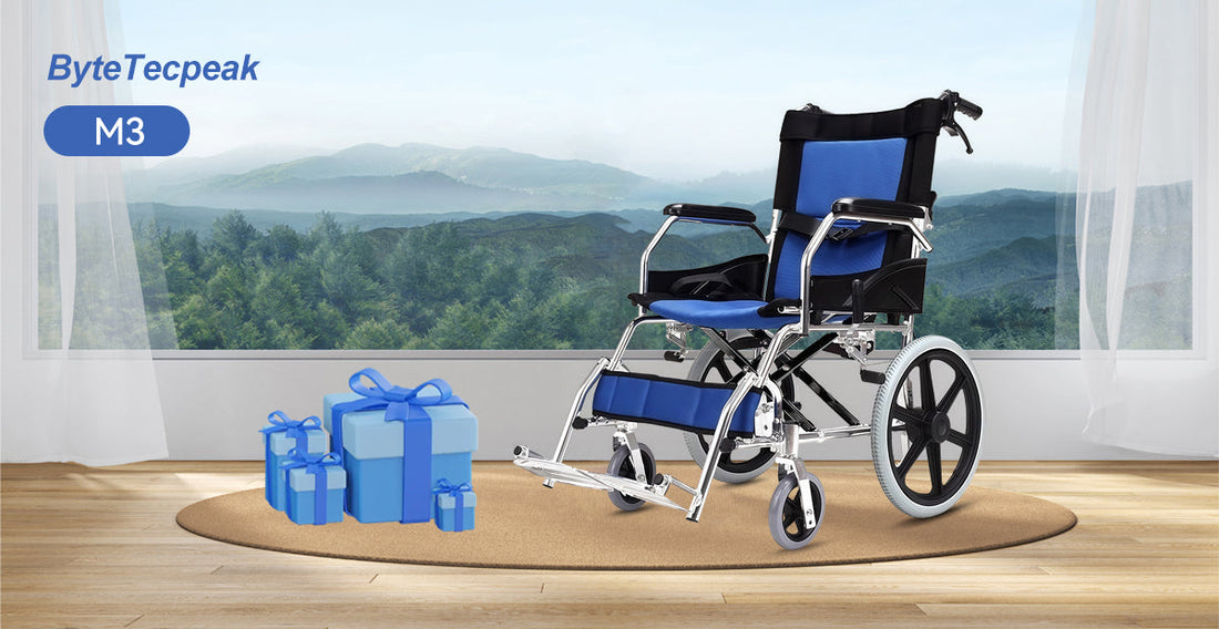 ByteTecpeak M3 Fauteuil Roulant Manuel – Offre d’Automne : Seulement 139€ !