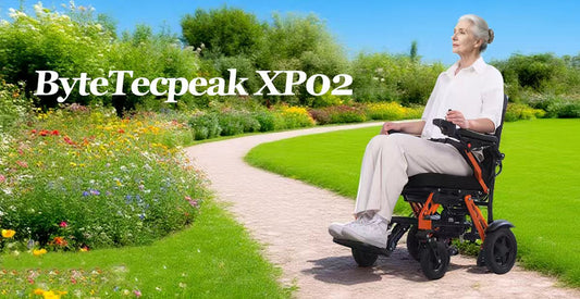 Nouvelle arrivée : le fauteuil roulant électrique ByteTecpeak XP02 - L'alliance parfaite entre performance et design