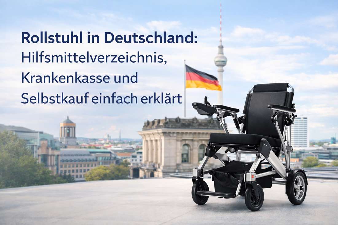 Rollstuhl in Deutschland: Hilfsmittelverzeichnis, Krankenkasse und Selbstkauf einfach erklärt