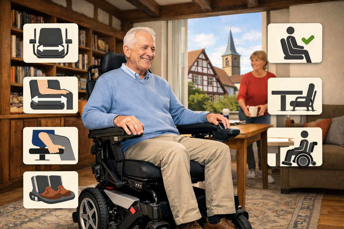 Welche Sitzbreite passt beim Elektrorollstuhl? So finden Sie im Alltag wirklich bequemen Sitzkomfort