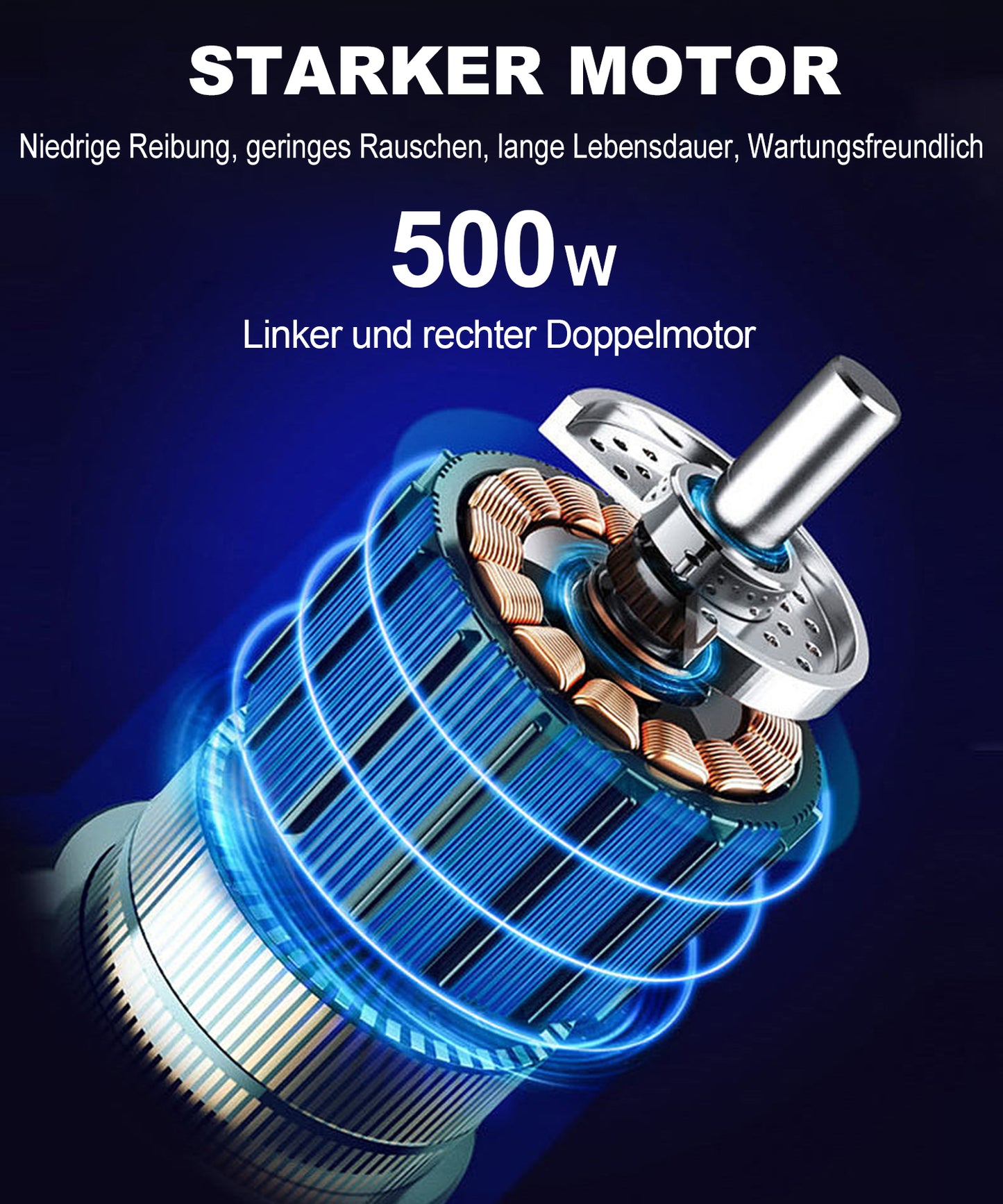 ByteTecpeak D09 Silla de ruedas eléctrica plegable - motor de 500W, capacidad de carga máxima de 150KG