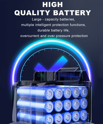 ByteTecpeak D09 Faltbarer Elektrischer Rollstuhl, 20km Reichweite