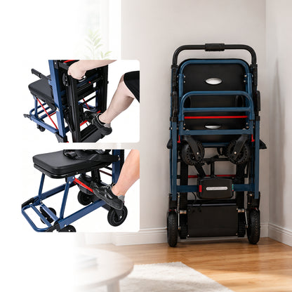 Elektrische ayuda para subir escaleras – elevador de escaleras plegable para sillas de ruedas hasta 180 kg