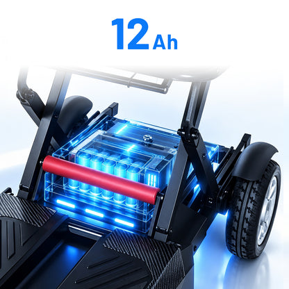 ByteTecpeak Z01 Patinete eléctrico plegable, motor de 250W, alcance de 25 km, hasta 150 kg