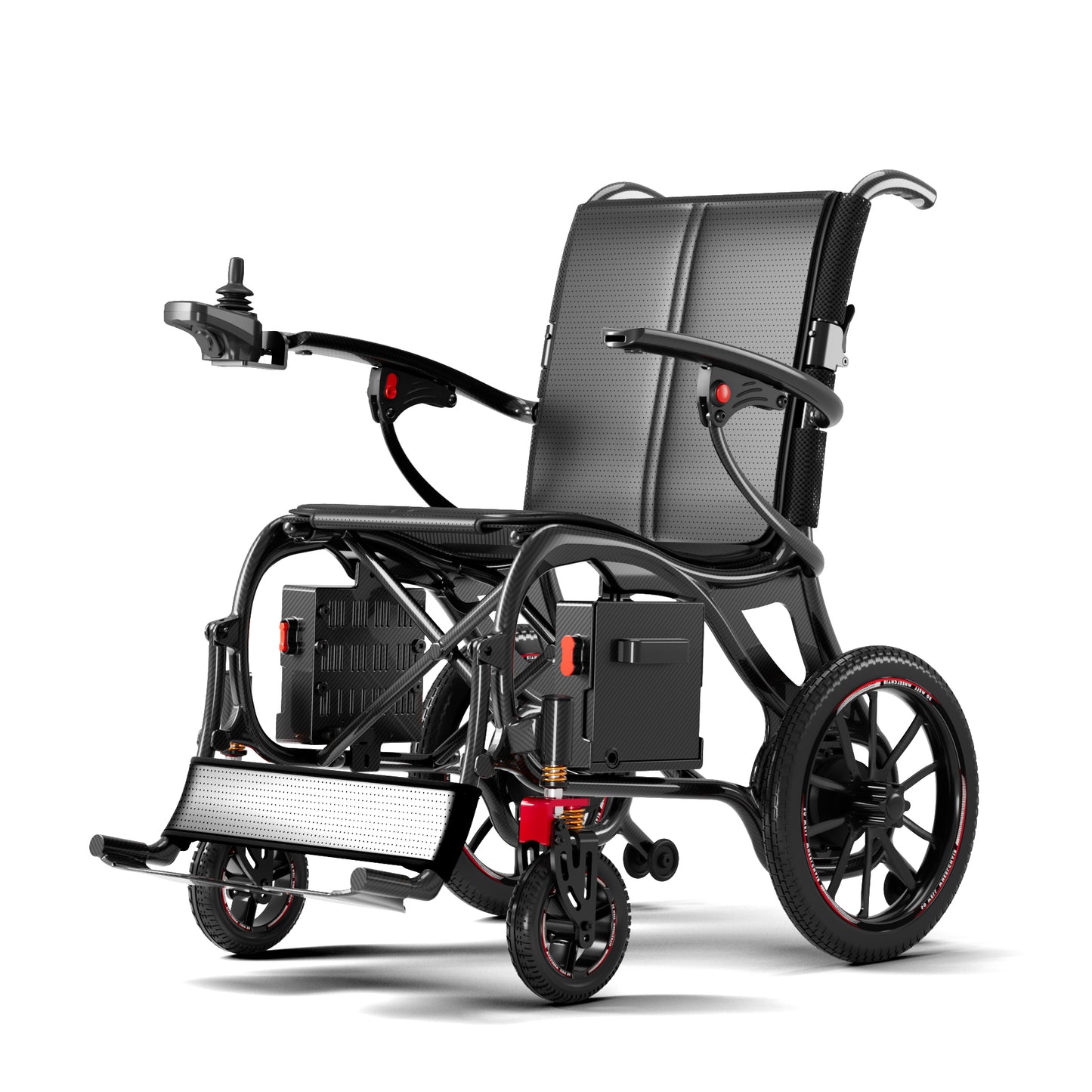 ByteTecpeak XP06 – ultraleichter Elektrorollstuhl mit Carbonfaser-Rahmenl |16 kg |30 km Reichweite