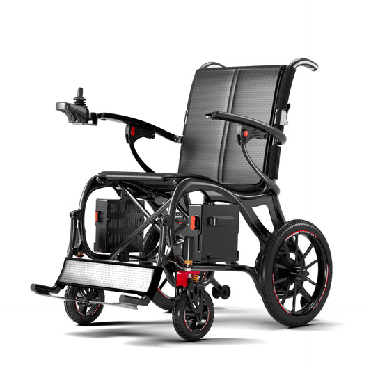 ByteTecpeak XP06 – ultraleichter Elektrorollstuhl mit Carbonfaser-Rahmenl |16 kg |30 km Reichweite