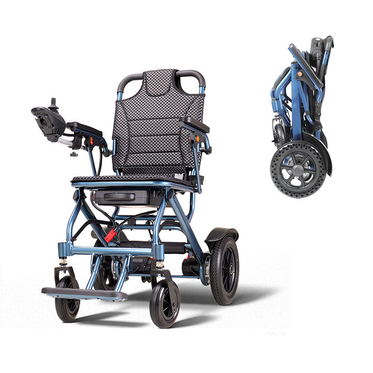 ByteTecpeak D04 Elektrorollstuhl – Ergonomischer 41x41 cm Sitz, bis 20 km Reichweite, Leicht 20kg