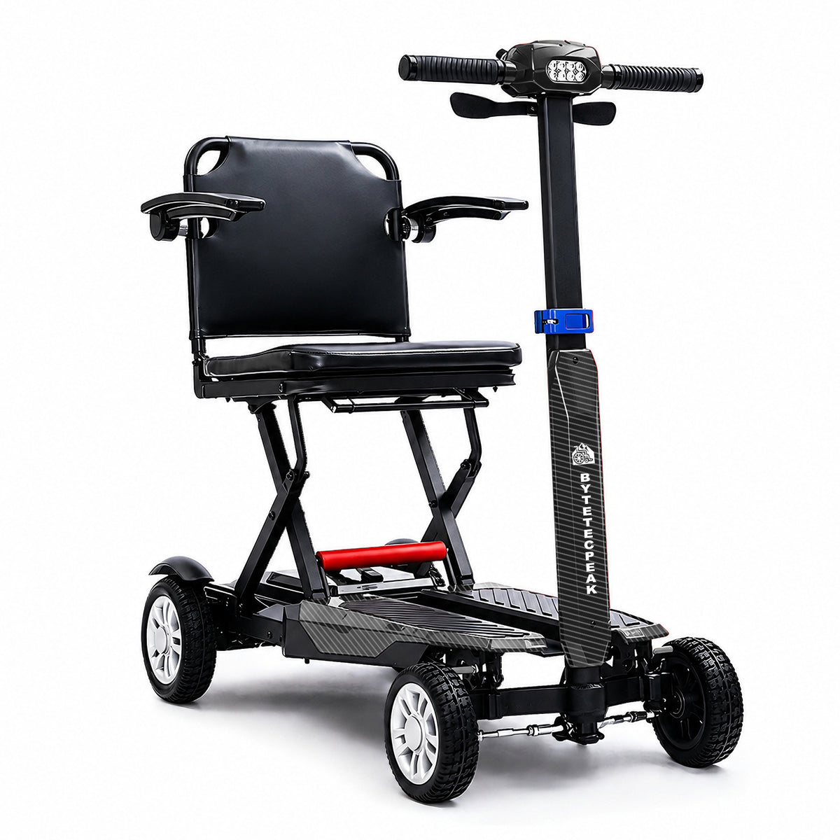 ByteTecpeak Z01 Patinete eléctrico plegable, motor de 250W, alcance de 25 km, hasta 150 kg