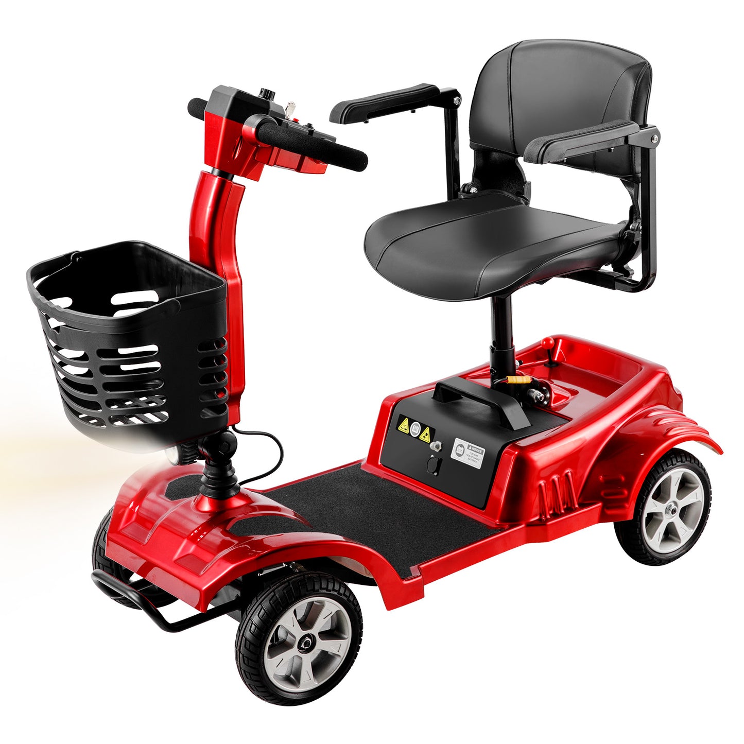 ByteTecpeak Z02 Elektromobil Rot faltbar 350W 20 km Reichweite bis 150kg belastbar