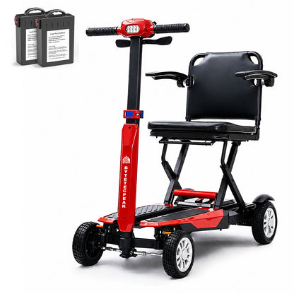 Z01 Faltbarer Elektroscooter Rot – 250W mit 40 km Reichweite）