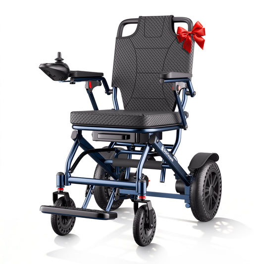ByteTecpeak D14 Leichtgewicht-Elektrorollstuhl – 18,5 kg, 500 W, faltbar, bis 150 kg