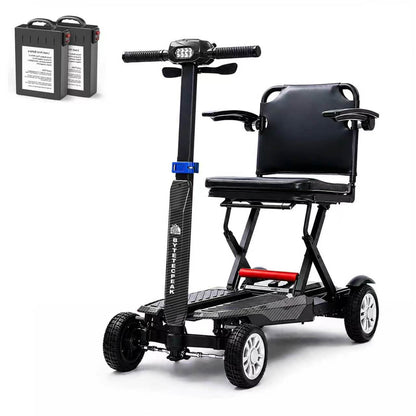 ByteTecpeak Z01 Foldbar elscooter sort – dobbelt batteri 2×20Ah, 40 km rækkevidde