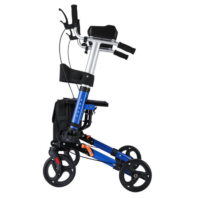 ByteTecpeak R2 Rollator Leggero con Seduta, Pieghevole e Regolabile in Altezza fino a 100 kg