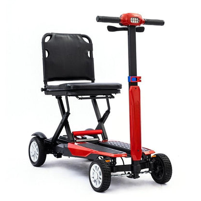 ByteTecpeak Z01 Összecsukható elektromos roller üléssel, 250 W, Piros