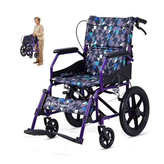 ByteTecpeak M5 ultraleichter Rollstuhl 11 kg – faltbar & transportfreundlich