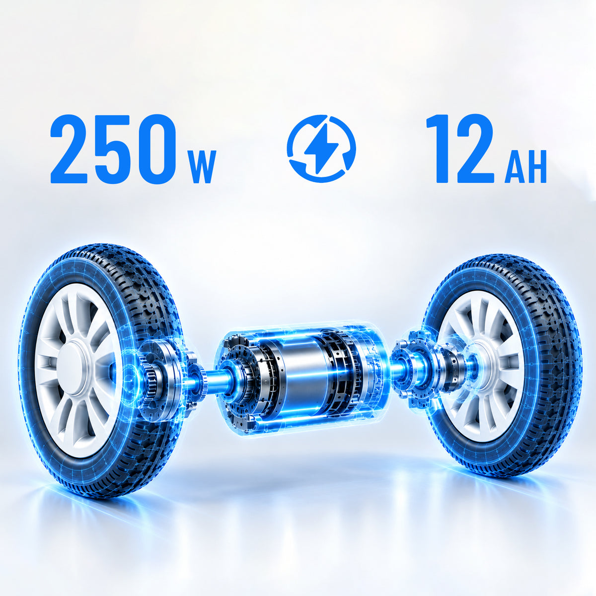 ByteTecpeak Z01 Patinete eléctrico plegable, motor de 250W, alcance de 25 km, hasta 150 kg