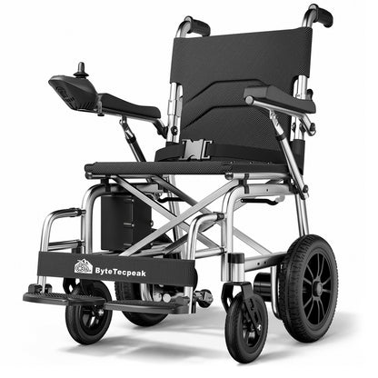 ByteTecpeak D12 Elektrischer Rollstuhl, 400W Motor, 12Ah-Akku, 20km Reichweite