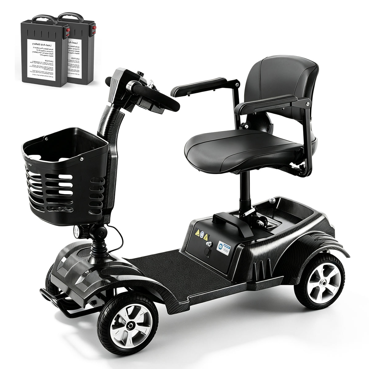 ByteTecpeak Z02 scooter eléctrico para mayores, plegable, batería de 12 Ah, autonomía de 20 km